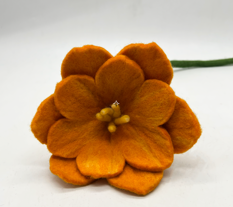 Handmade Layered Felt Flower – Eco-Friendly Decorative Flower